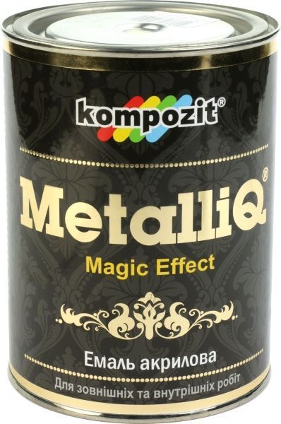 Эмаль акриловая MetalliQ Kompozit жемчуг 0,77 л