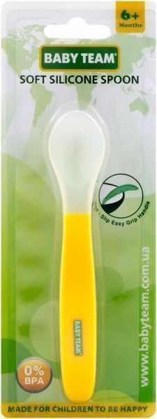 Ложка Baby Team Мягкая силиконовая 6102