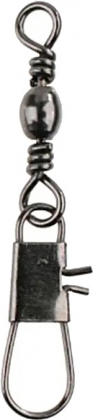 Вертлюг Mikado 6 кг 10 шт. бочонок с застежкой №20