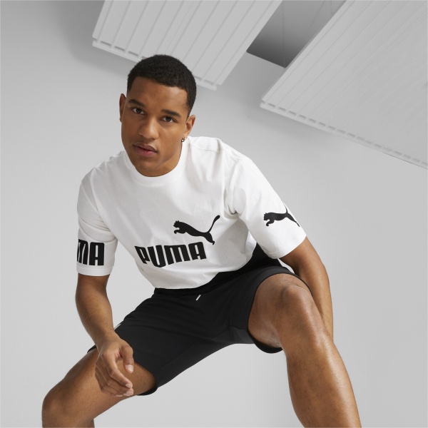 Футболка Puma POWER COLORBLOCK TEE 67332102 р.L білий