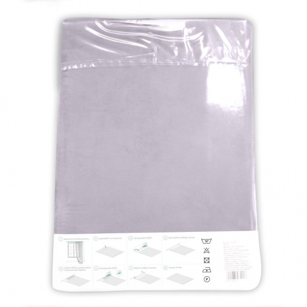 Штора VELOUR 150х258 сіро-блакитний Decora textile