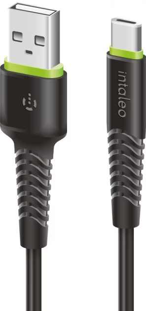 Кабель Intaleo CBFLEXT2 Type-C 2 м чорний (1283126521423)