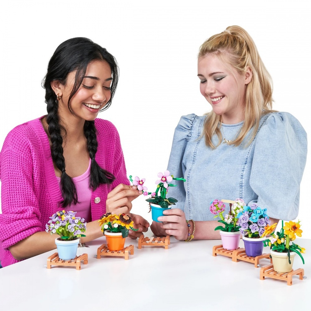 Конструктор Max в капсуле S1 – Садовые растения в горшочках (в ассорт., в диспл.) 83183GQ1