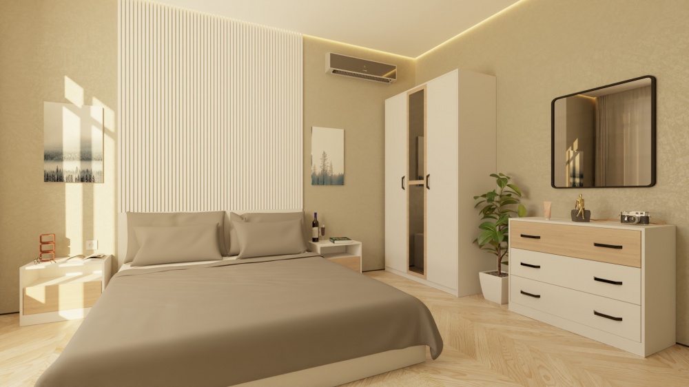 Кровать Світ Меблів Анита 160x200 см кашемир