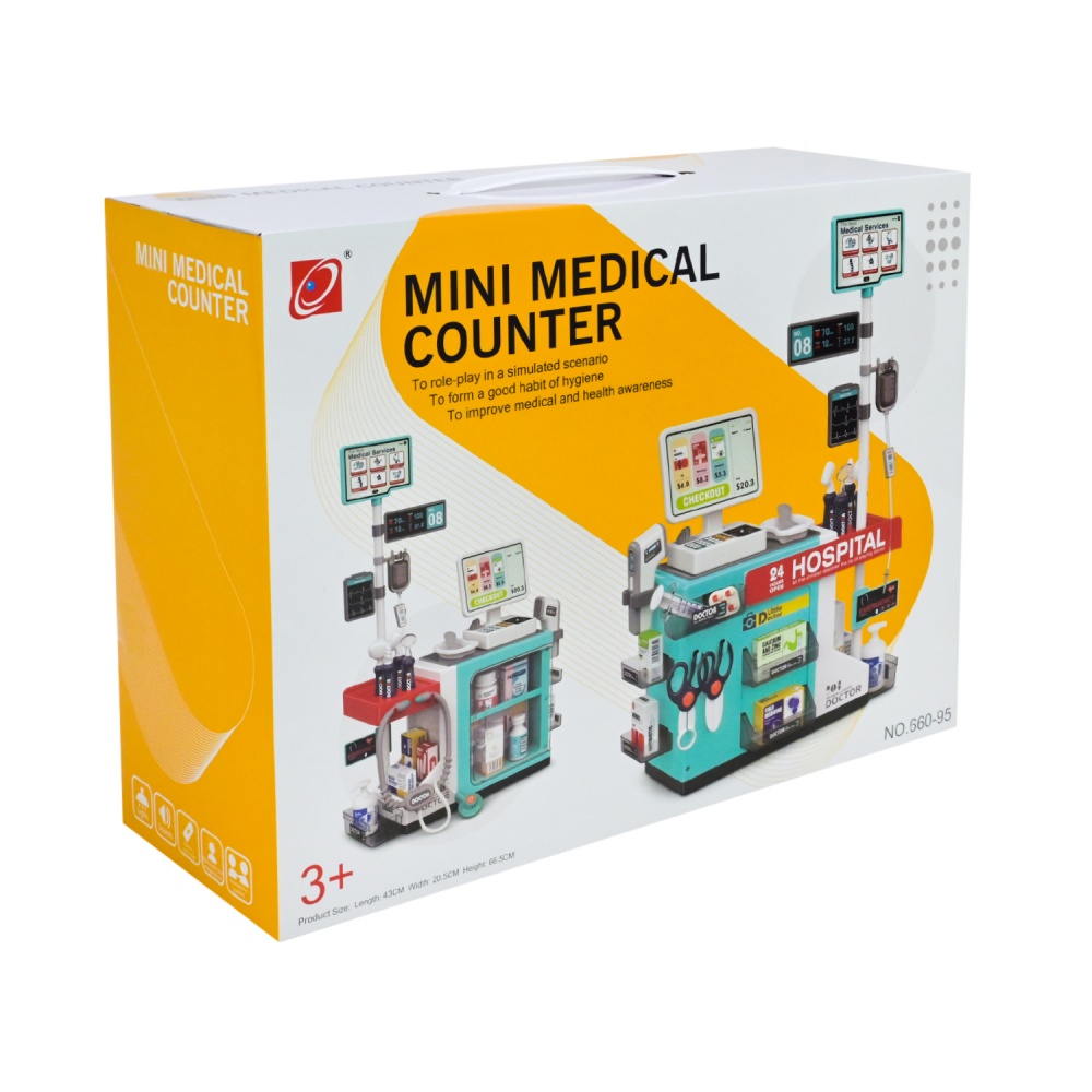 Набір лікаря Shantou 49 предметів 660-95