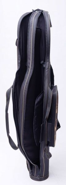 Чехол для удилища KENT&AVER двухсекционный полужесткий №02 черный 135 см