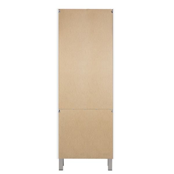 Шафа для ванної кімнати Мойдодир Палермо П-66к з кошиком для білизни