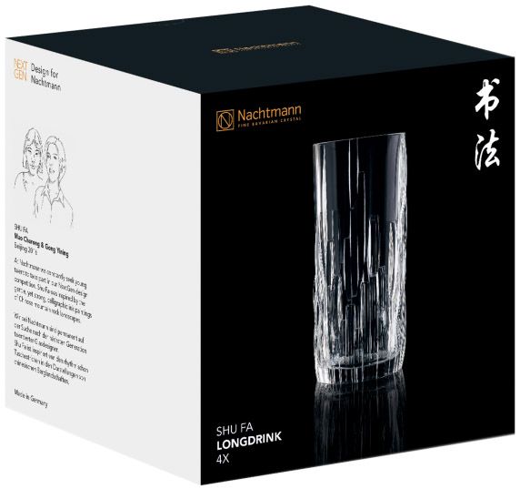 Набор стаканов Shu Fa 360 мл 4 шт. Nachtmann