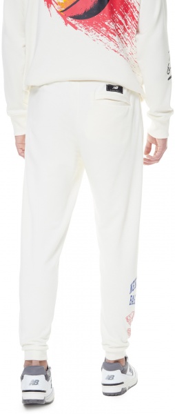 Штани New Balance HOOPS MERGED ERA'S MP21594RCA р. XXL бежевий