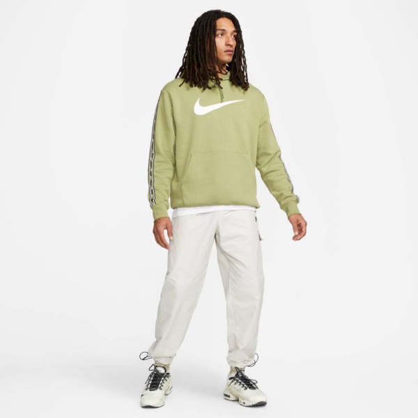 Джемпер Nike REPEAT SW FLC PO HOOD BB DX2028-334 р. M зелений