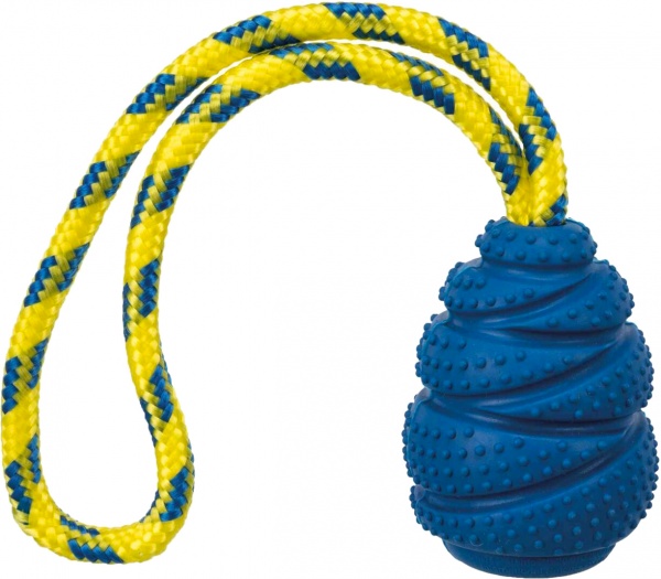 Игрушка для собак Trixie Jumper на канате натуральная резина 9/30 см в ассортименте (32828)