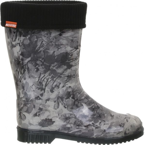 Сапоги Alisa Line Цветы р.40 черный