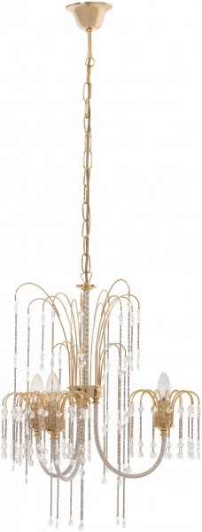 Люстра підвісна Arredoluce кришталь Swarovski 3xE14 золото 02.405.3 