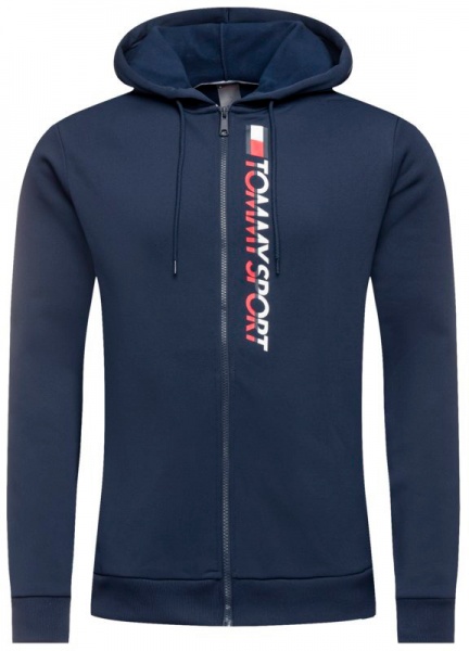 Джемпер Tommy Hilfiger FLEECE ZIP UP HOODY S20S200281401 р. L темно-синий