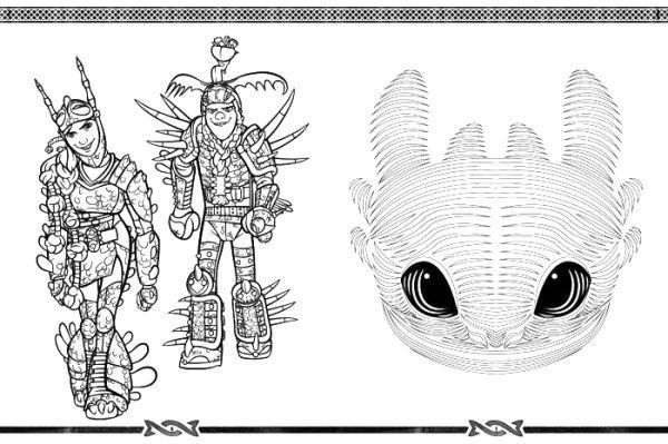 Книга «Розмальовка Як приборкати дракона Кольоровий штрих Новий початок» 9789667494926