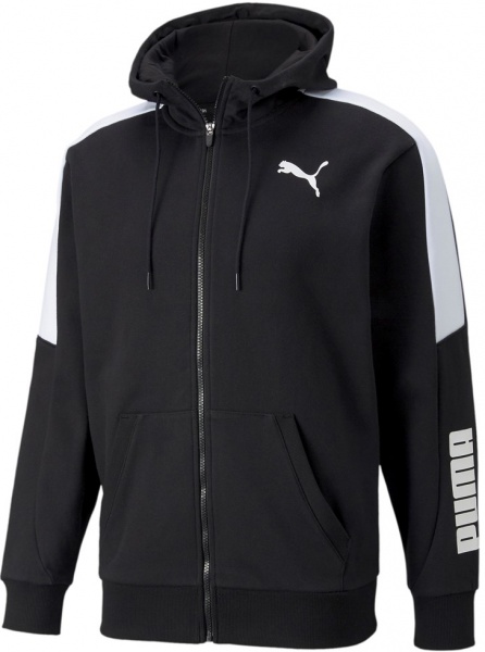 Джемпер Puma MODERN SPORTS FZ Hoodie 58947901 р. XL чорний