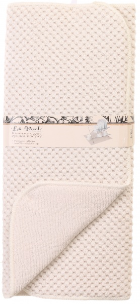 Килимок для сушіння посуду La Nuit Stria 38х50 см бежевий