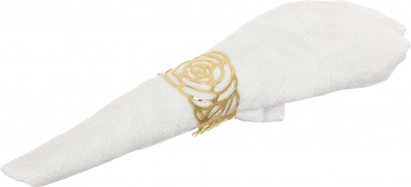 Набір кілець для серветок Golden Flower 6 шт