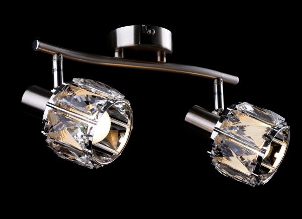 Спот Accento lighting ALIN-Geneva-2 2x40 Вт E14 сатин 