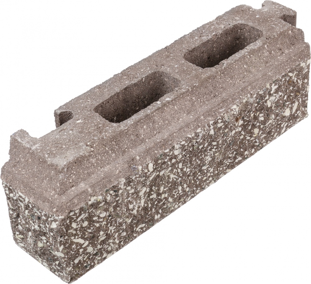 Элемент столба Кая 75x235x75 мм коричневый Моноліт-Брук