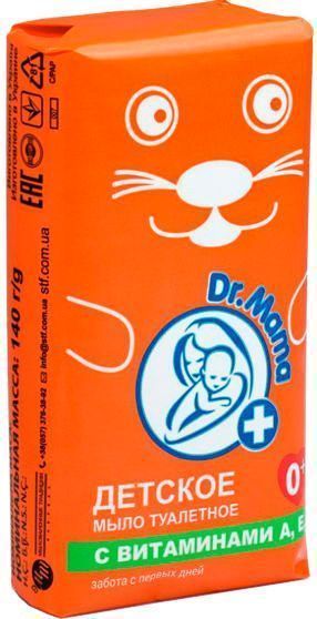 Мыло детское Dr.Mama С витаминами A, E и C 140 г 1 шт./уп.