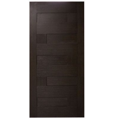 Двері полотно Доміно 80 см каштан глухе