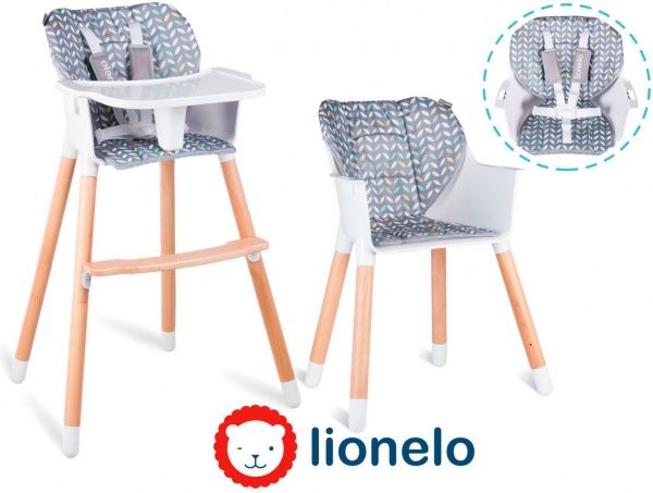 Стульчик для кормления Lionelo Koen 2 в 1 желтый LO.KO02