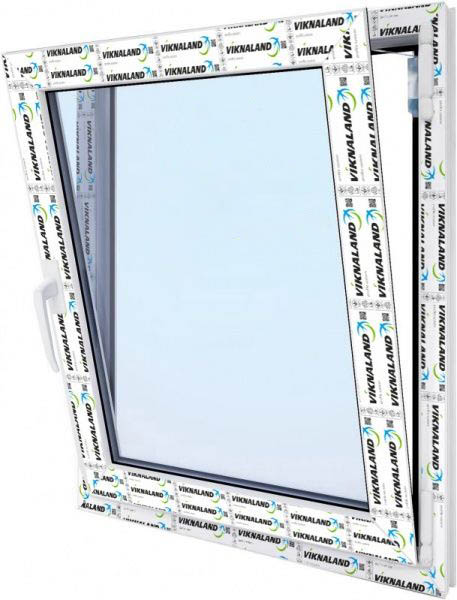 Окно поворотно-откидное VIKNALAND В 58 800x1000 мм правое 