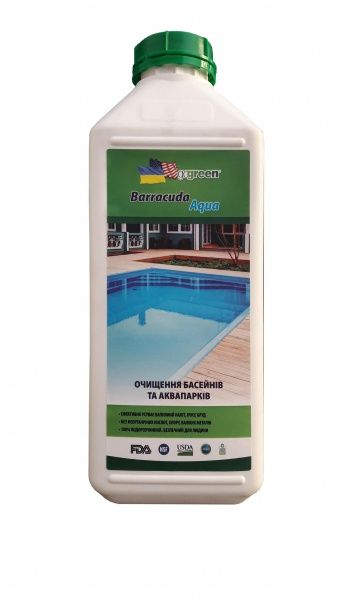 Средство Мальва для чистки бассейнов и аквапарка Barracuda AUQA 2 л 