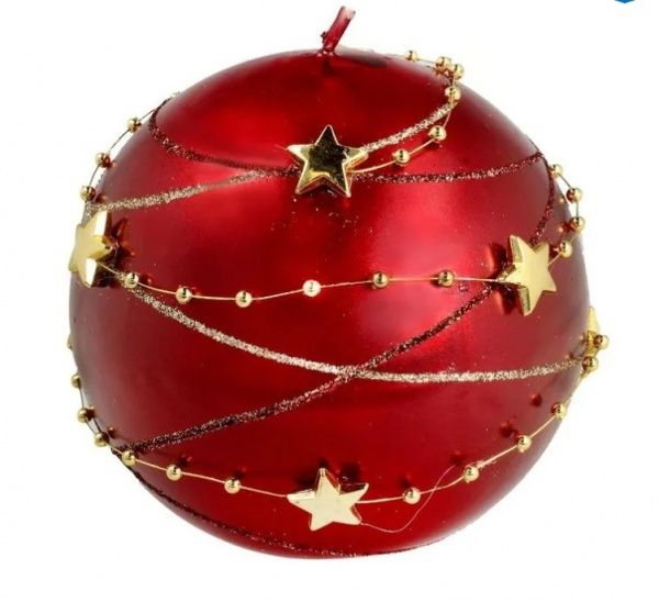 Свічка 100 мм Гірлянда червона Pako-If