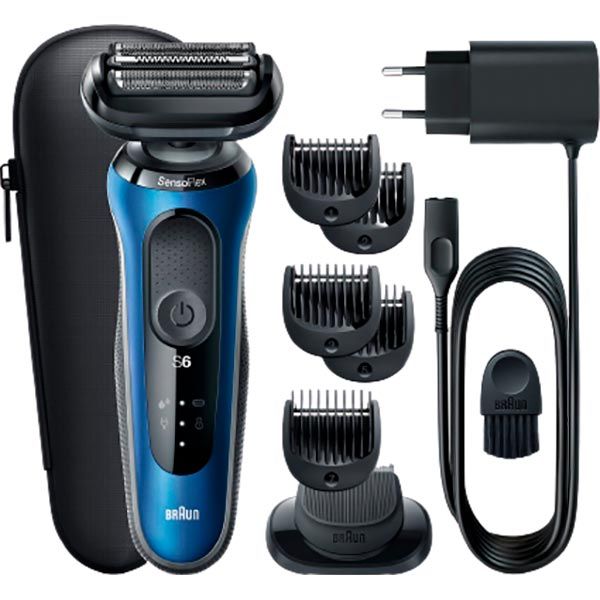 Электробритва Braun Series 6 60-B1500s BLUE / BLACK 
