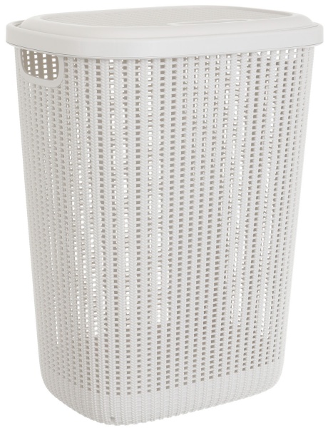 Кошик для білизни Gonpa Knitty 57 л 345х444х563 мм кремовий 