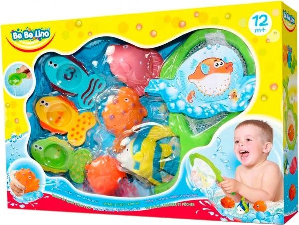 Игровой набор для ванной Bebelino с сачком Лови и брызгай 57113