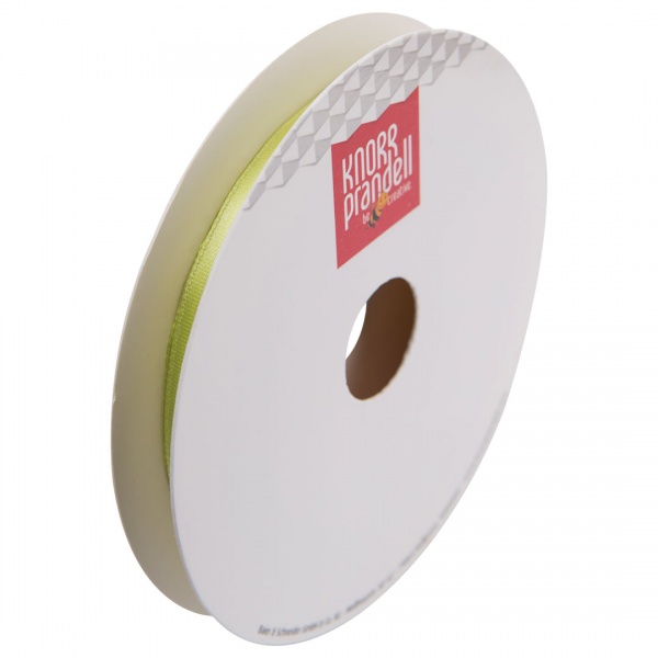 Стрічка декоративна Knorr Prandell Стрічка сатинова зелена ribbon 6mm 10m may gn 0,6 см 10 м світло-зелений 