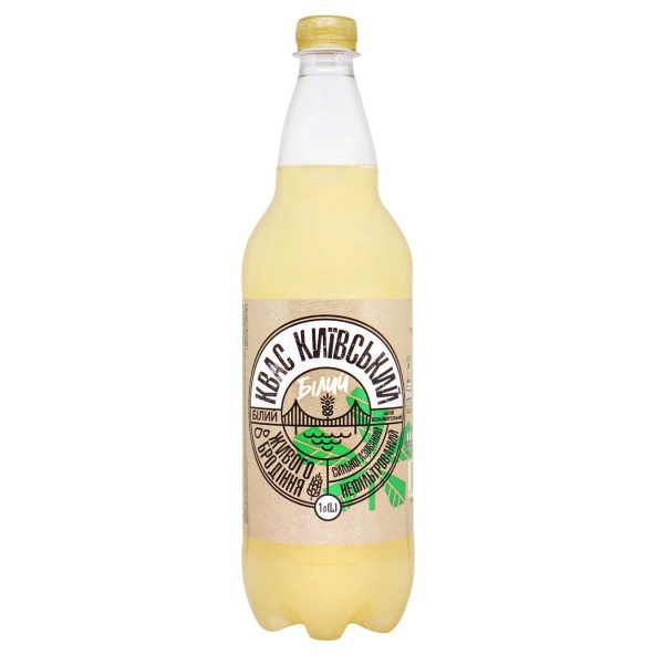 Квас Оболонь Киевский Белый 1л ПЭТ 1 л 