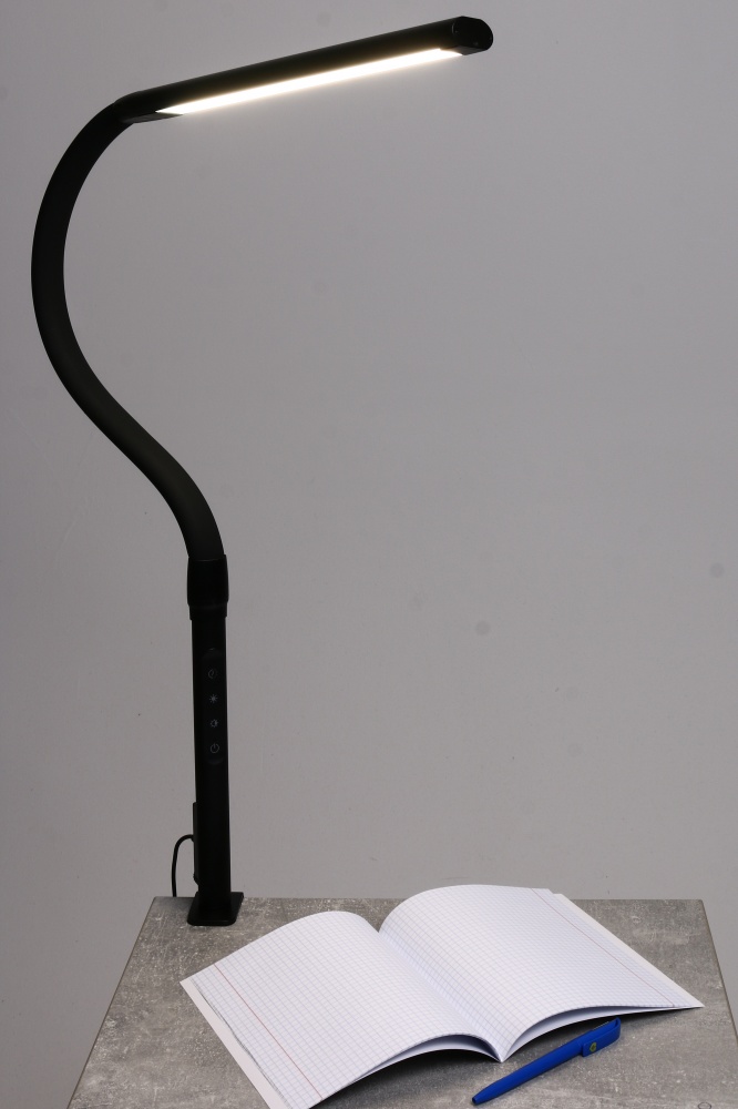 Настольная лампа Luna 14 Вт черный LML-5511CCT-S