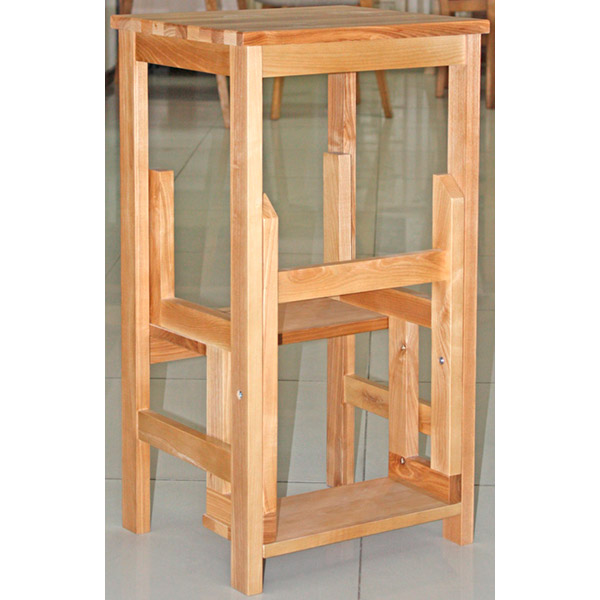 Табурет-лесенка РМК 720x390x340(610) мм ясень натуральный