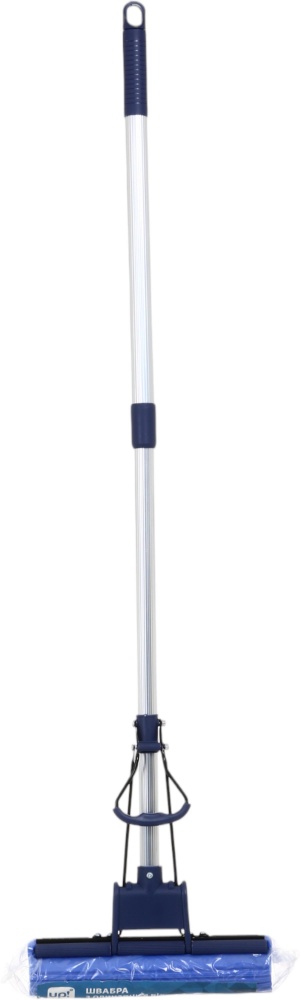 Швабра для пола UP! (Underprice) с телескопической ручкой и отжимом 27 см