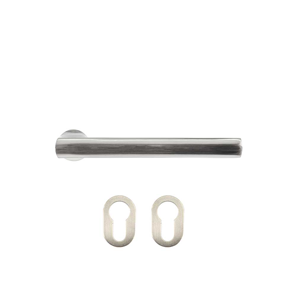 Ручка на розетке Comit Quick click Kamila матовый никель