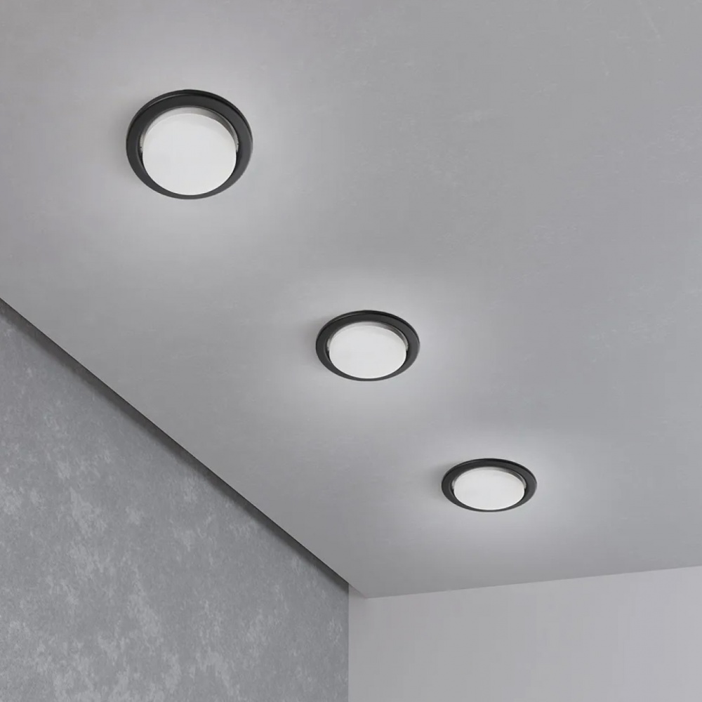 Светильник точечный Eurolamp 30 Вт GX53 черный LH-GX53(black)