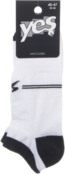 Шкарпетки чоловічі CHILI YES 147 р. 29 чорно-білий 
