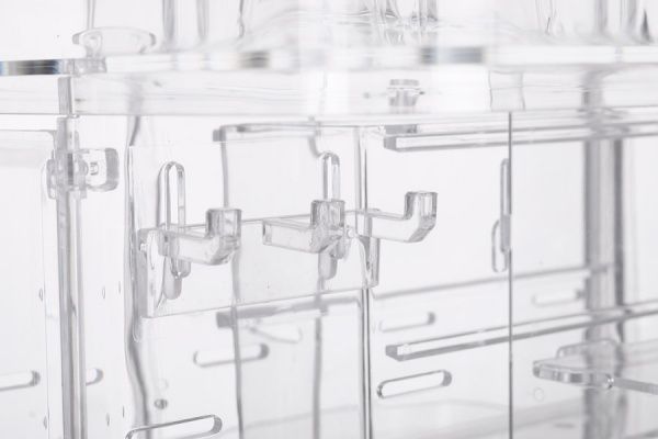 Органайзер настольный Huge 27x24.1x37 см прозрачный Qiaofeng SF-1802