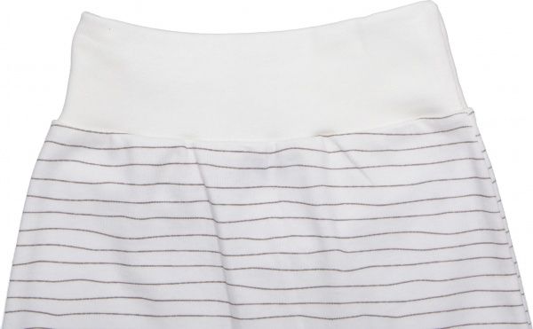 Штани для новонароджених Baby Veres Funy sparrows strip р.68 молочний 