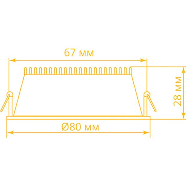 Светильник точечный LightMaster AL400 LED 4 Вт 5000 К серебряный 