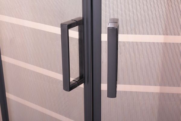 Душевая кабина EGO WAVE BLACK 900х900х1950 мм