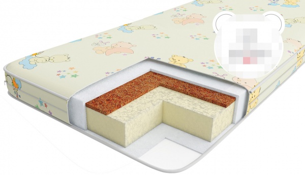 Матрац Junior +8 Baby Veres 120х60 білий 50.6.01 