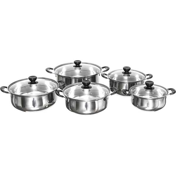 Набор кастрюль 10 предметов