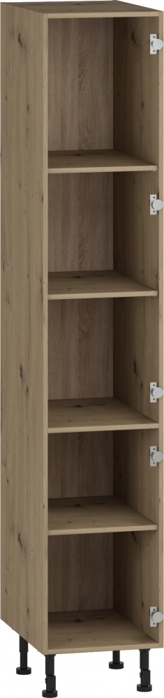 Шкаф-пенал Грейд /дверь 1313/Оптимум 400x2186x560 мм дуб артизан