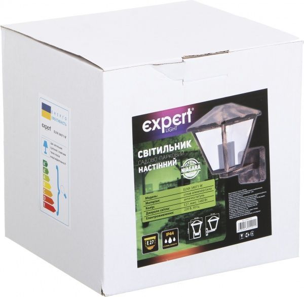 Бра Niagara ELNX-34071-W E27 60 Вт IP44 античная латунь 