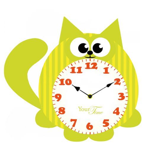 Годинник настінний Кіт МДФ 05-227